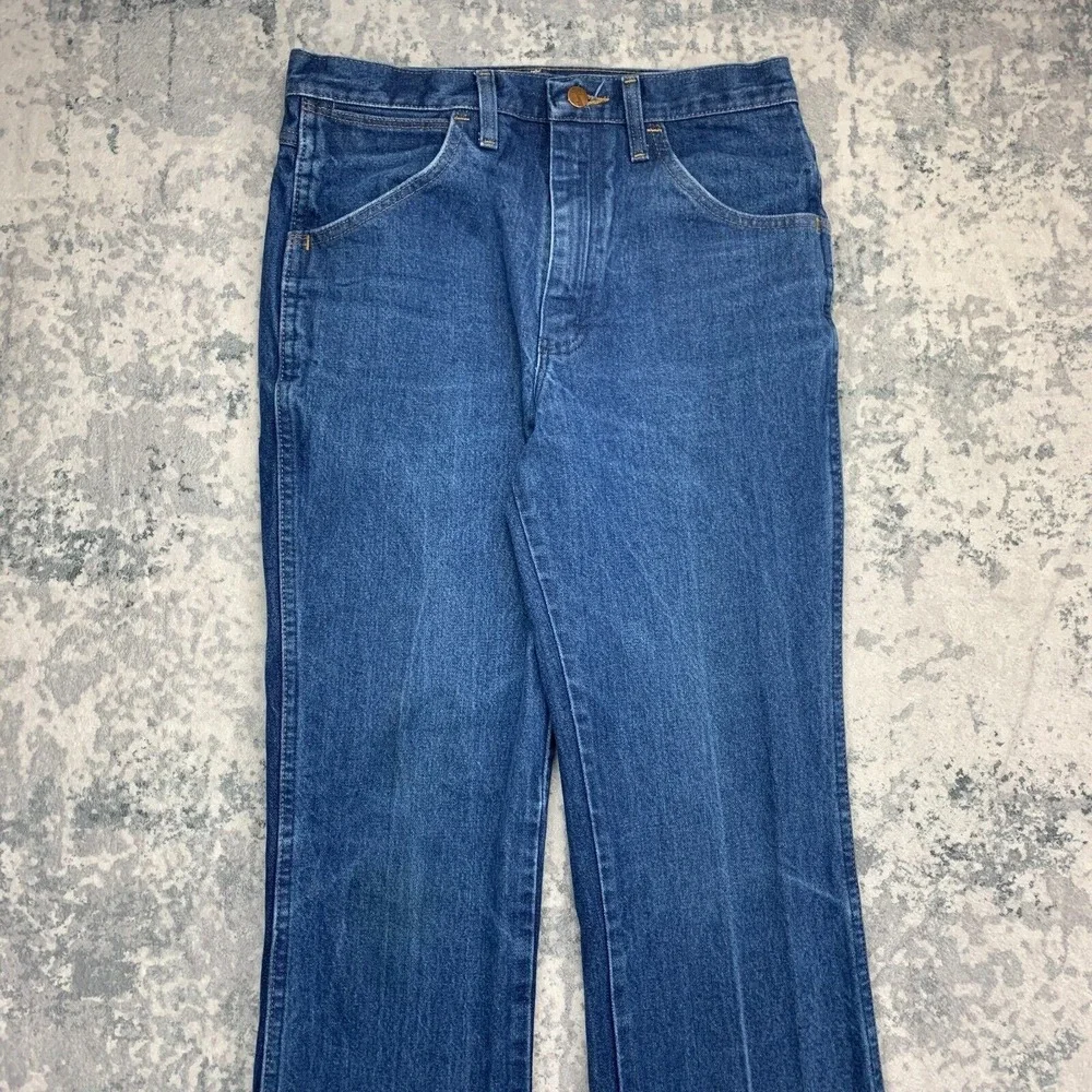 Wrangler Jeans Mens 30x32 Blue Pants 935 Bootcut Western Cowboy Denim Tag 32x33